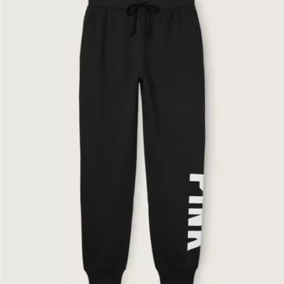 VICTORIA'S SECRET PINK FLEECE ACTIVE EVERYDAY LOUNGE JOGGER  SWEATPANTS XL - Picture 3 of 5